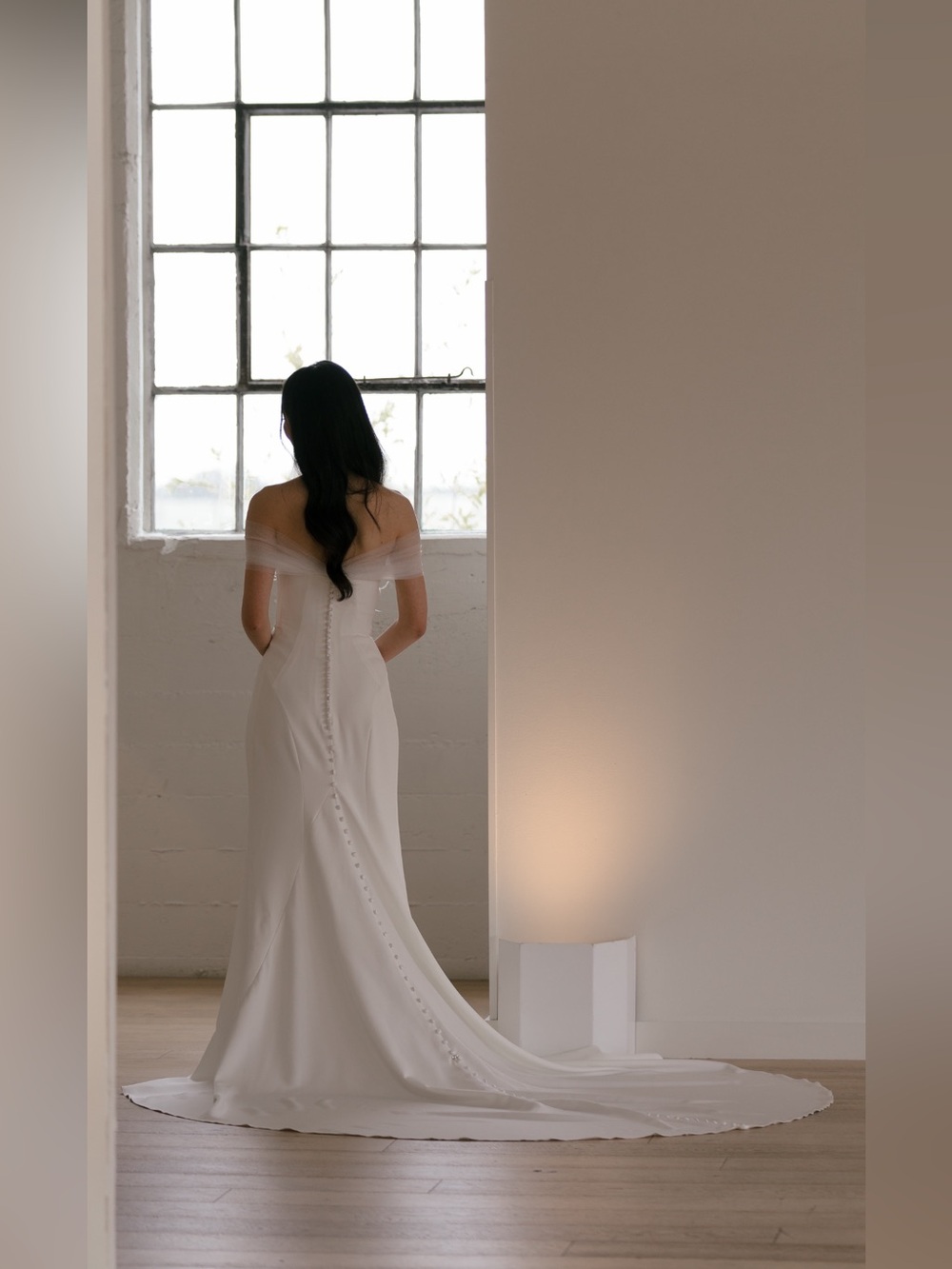 Eddy K Strapless Wedding Gown